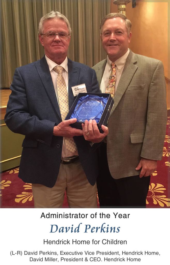 2017 CORE Administrator of the Year - David Perkins