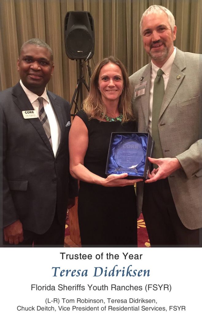 2017 CORE Trustee of the Year - Teresa Didriksen